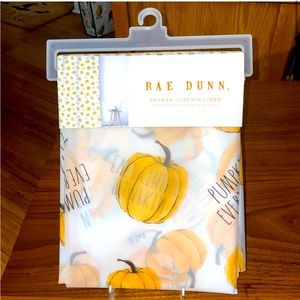 Rae Dunn Pumpkin Shower Curtain O/S